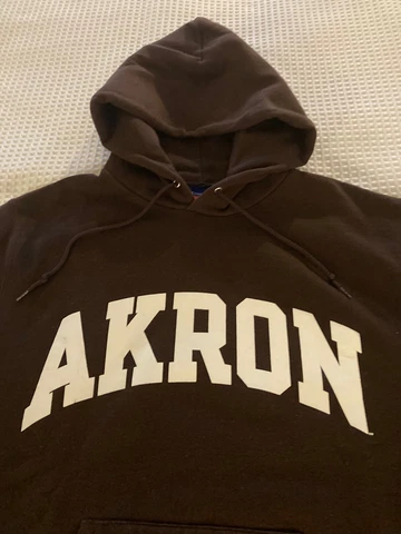 University of Akron Zips Hoodie (M) Pre-owned by Champion Cover