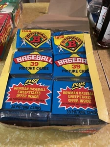 1990 Bowman Major League Baseball Unopened 20 Rack Packs Of 39 Cards - Picture 1 of 1