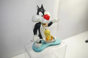 Looney Tunes Sylvester & Tweety Pfanne David Kracov Resin Figur ca. 18cm - Imagen 1 de 8