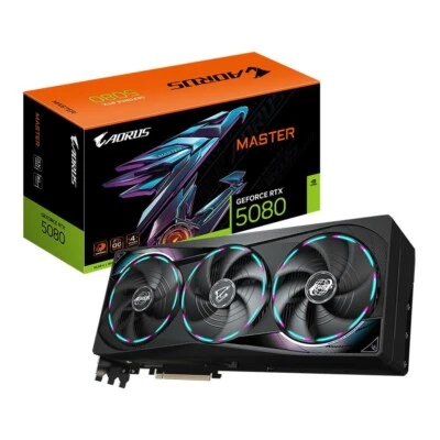 GIGABYTE AORUS MASTER GeForce RTX 5080 16GB GDDR7 - Brand New *In Hand* - Image 1 of 4