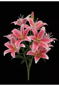 Absolutely beautiful real touch Easter lily bush GL3773HP - Picture 1 of 2