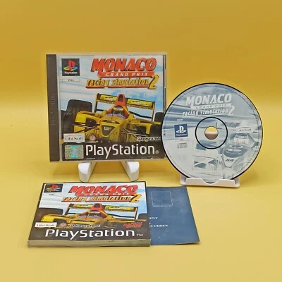 Monaco Grand Prix Racing Simulation 2 PS1 • Formula 1 F1 Racing PAL COMPLETO - Immagine 1 di 3