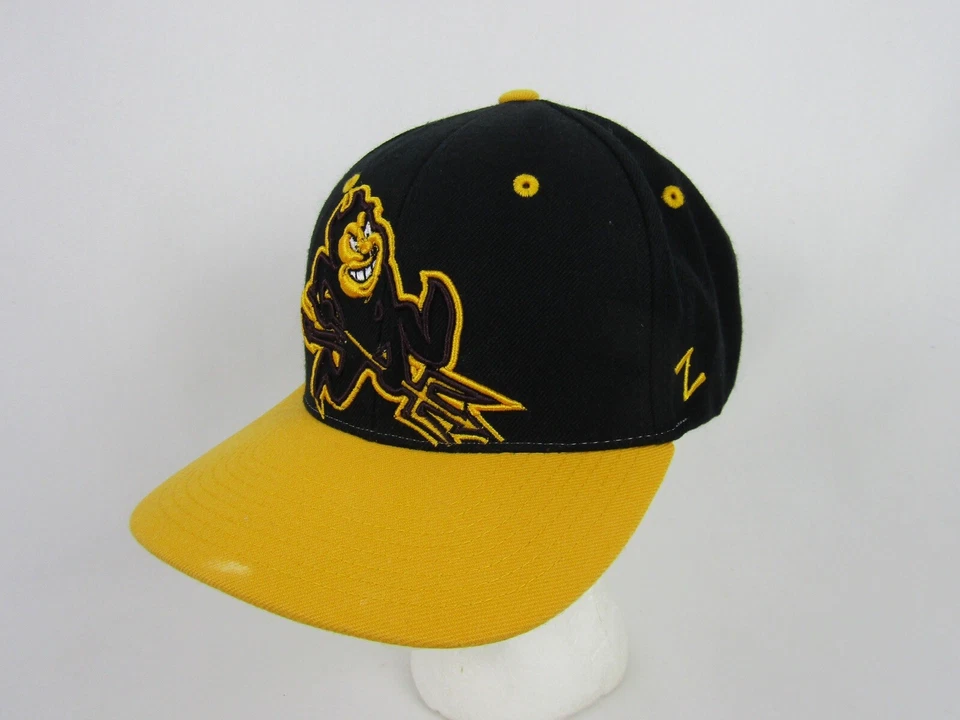 Vintage Arizona State Sun Devils Snapback Cap-Zephyr-Black/Gold/Maroon-GUC - Image 1 of 4