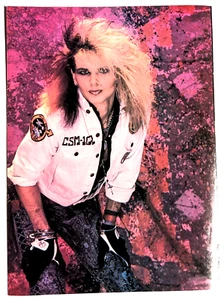 POISON / RIKKI ROCKETT / 1980'S MAGAZINE FULL PAGE PINUP POSTER CLIPPING (3) - Picture 1 of 2