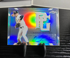 Easton Swofford 2021 Leaf Perfect Game National Showcase Metal Auto Silver /25