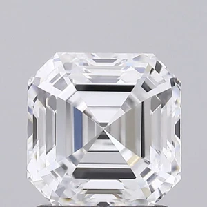 1.35 CT Asscher Cut E VVS2 Lab Grown Diamond IGI Certified - Picture 1 of 2