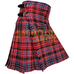 Aberdeen Tartan Kilt – Traditional 8-Yard Scottish Highland Kilt for Men - Picture 1 of 7