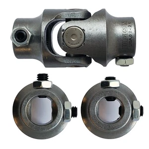 Borgeson #014946 Steel Steering Single U-Joint 3/4" - 17mmDD USA!! - Foto 1 di 3