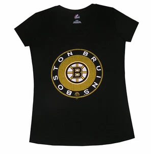 Nhl Womens Apparel - Boston Bruins Nhl SS "MAJESTIC" Team Tee Shirt, NWT , LARGE - Picture 1 of 2