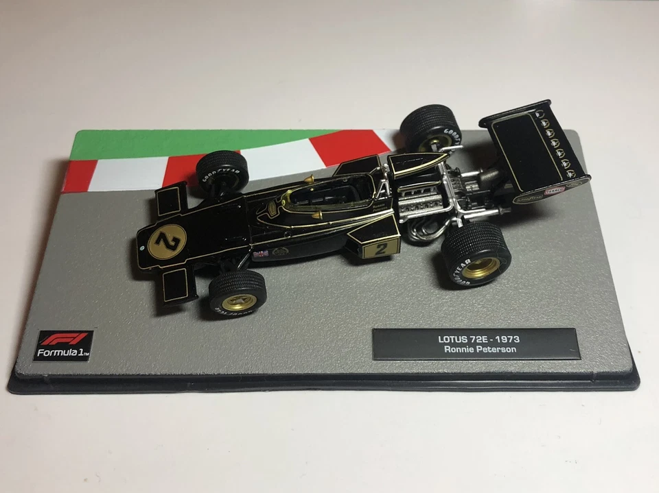 F1 Auto Collection 1:43 Lotus 72E 1973 Ronnie Peterson No Spark Minichamps - Immagine 1 di 1
