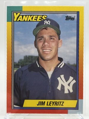 Tarjeta de béisbol 1990 Topps intercambiada Jim Leyritz novato #61T como nueva envío gratuito Foto 1 de 3