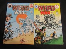 Weird War Tales #29 & 34 (1974) DC Bronze Age FN to F/VF 6.0-7.0 HC535
