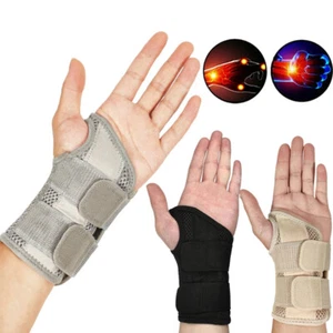 Carpal Tunnel Wrist Brace Support Compression Arthritis Tendinitis Pain Relief - Picture 1 of 22