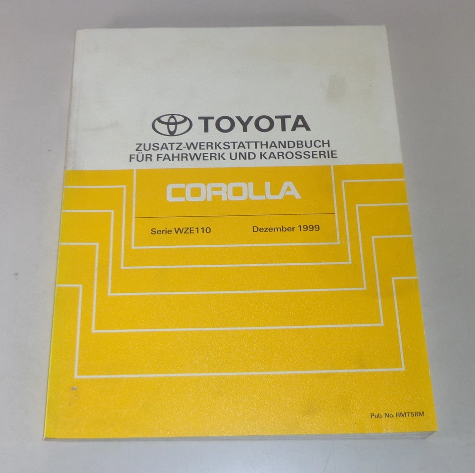 Manual de Taller Toyota Corolla Suplemento Stand 12/1999 - Imagen 1 de 1