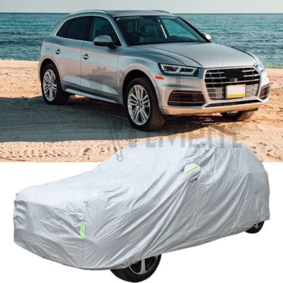 Cubierta completa de coche para Audi Q3 Q5 SUV protección contra todo tipo de clima resistente al sol polvo a la lluvia Foto 1 de 4