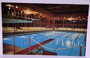 Nueva piscina cubierta de Grossinger, postal de colección Grossinger Nueva York NY, de colección - Imagen 1 de 2