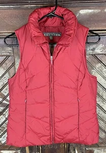 Kenneth Cole Reaction Puffer Vest Full Zip Womens Size S Zip Pockets - Picture 1 of 10