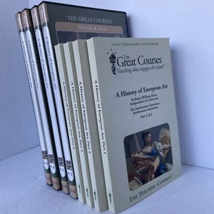 The Great CoursesHistory Of European Art COMPLETE 4 CD+GUIDEBOOK+TRANSCRIPT BOOK - Picture 1 of 10