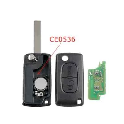 Clé télécommande vierge Citroën C2 C3 Berlingo Jumpy 2 boutons électronique ID46