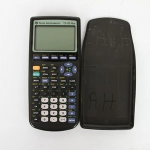 Texas Instruments TI-83 Plus Black Scientific Graphing Calculator With Cover - Picture 1 of 4
