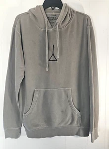 Hashira Studios Hoodie Herren (M) Beige Pullover Fleece Skelett Totenkopf Astronaut - Bild 1 von 5