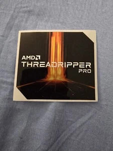"RARE" 1pcs Genuine AMD RYZEN Threadripper 5995WX Large Sticker 6.1cm X 5.4cm - Picture 1 of 1