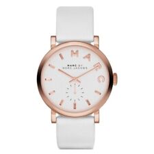 BRAND NEW LADIES MARC JACOBS BAKER WHITE LEATHER MBM1283 WATCH
