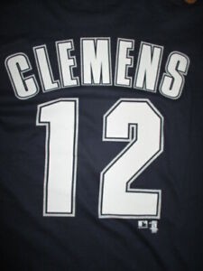 Fans Gear ROGER CLEMENS No. 12 NEW YORK YANKEES (LG) T-Shirt Jersey w/ Tags