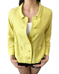 Las mejores ofertas en CHANEL Amarillo abrigos, chaquetas y chalecos para  Mujeres | eBay