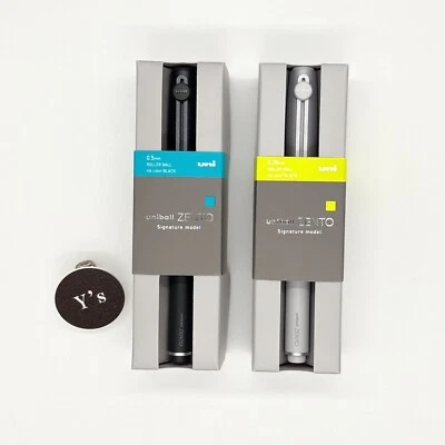 Mitsubishi Pencil Uniball ZENTO Signature Model Set Silver & Black Japan Auth - Image 1 of 4