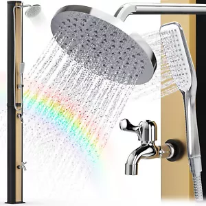 Douche solaire de jardin 35l Douchette piscine extérieure Sauna Or - Bild 1 von 7