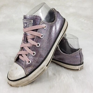 Converse All Star 668468C Lila Glitzer Sparkle Sneaker Jugend Größe US 3 EUR 35 - Bild 1 von 5