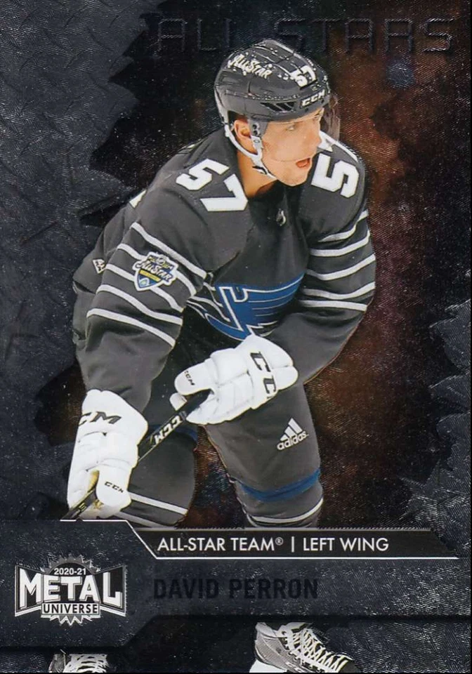 2020-21 Skybox Metal Universe Hockey David Perron SP All-Stars #161 - Image 1 of 2
