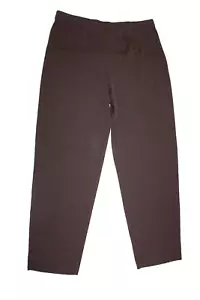 MISOOK braune Karriere Strick Hose Damen L High Waist Pull-On 35 x 29 gerade - Bild 1 von 5