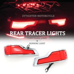 Tracer Rear Trunk Turn Brake Lights For FLHTCUL Electra Glide Ultra Classic Low - Picture 1 of 11