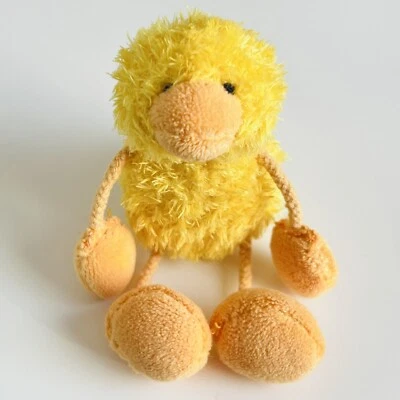 Vintage Jellycat Tiny Babbler Yellow Orange Duck Plush Rare Retired NOT WORKING - Image 1 of 3