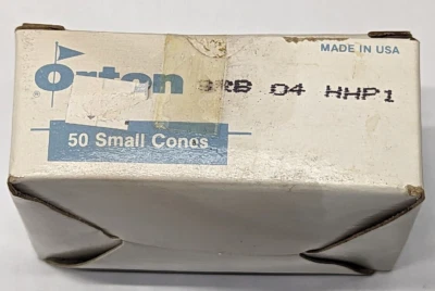 Conos pirométricos ORTON SRB 4 conos pequeños 50 unidades sellados Foto 1 de 2