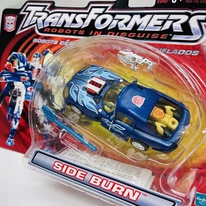 Transformers Robots In Disguise SIDE BURN Hasbro Takara RID De colección 2001 - NUEVO - Imagen 1 de 16
