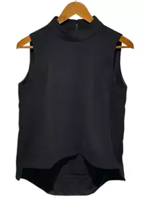 Blusa negra sin mangas Zara para mujer M oficina profesional - Imagen 1 de 6
