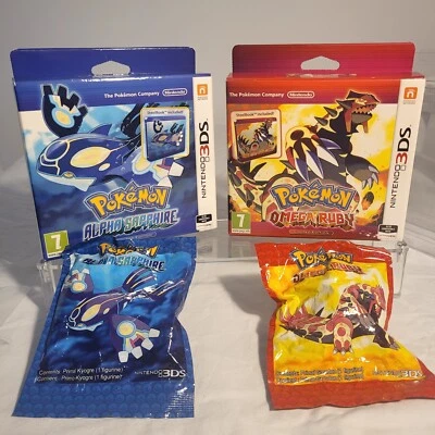 Pokemon Omega Ruby & Alpha Sapphire Steelbook, Nintendo 3DS, New, with figures. - Image 1 of 4
