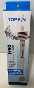 TopFin H50 Submersible Aquarium Heater 50 Watts -Ideal for up to 15 Gallon - Picture 1 of 3
