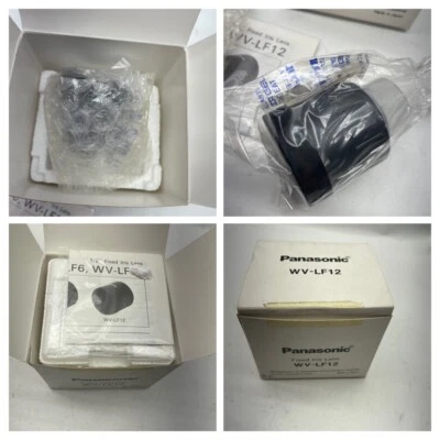 NEW PANASONIC WV-LF12 FIXED IRIS LENS NIB - Image 1 of 4