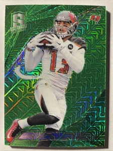 2015 Spectra MIKE EVANS 2nd Year Neon Green Prizm 21/25 Buccaneers Future HOFer - Picture 1 of 2