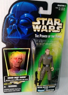 Figura de acción Star Wars El poder de la fuerza Grand Moff Tarkin 1996 Kenner nueva Foto 1 de 4