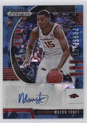 2020 Panini Prizm Draft Picks Prospect Blue Ice /75 Mason Jones Rookie Auto RC - Image 1 of 2