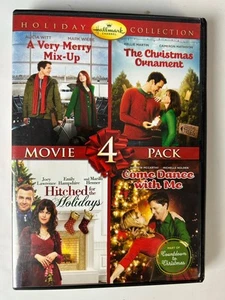 Hallmark DVD 4 Movies Very Merry Mix Up Christmas Ornament Come Dance Hitched - Picture 1 of 11