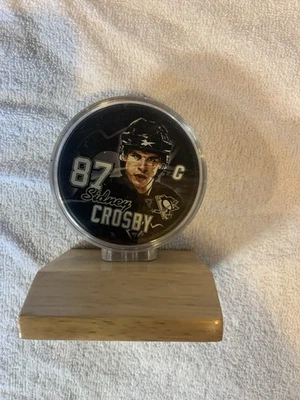 Sidney Crosby Player Puck with Display Case - Image 1 of 2