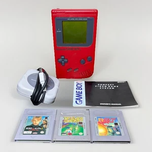 Original Nintendo Gameboy Rot DMG-01 PLAY IT LOUD Konvolut Lot Spiele getestet - Bild 1 von 15