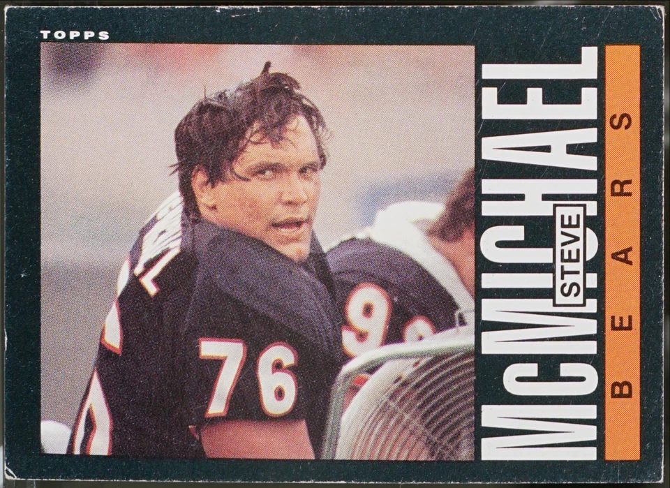 1985 Topps Football Steve McMichael #32 EX - Imagem 1 de 1