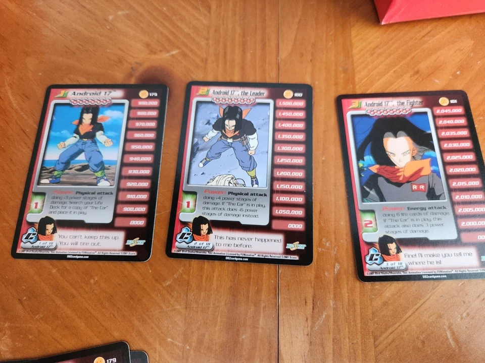 Android 17- 179 The Leader 180 Fighter 181 Dragonball Z Score Non Foil Cell Saga - Image 1 of 1